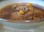 Mexican Simplified Traditional Albondigas Soup Appetizer
