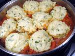 American Stewed Tomatoes and Dumplings Appetizer