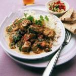 Indian Sharp Lamb Curry with Spinach Dessert