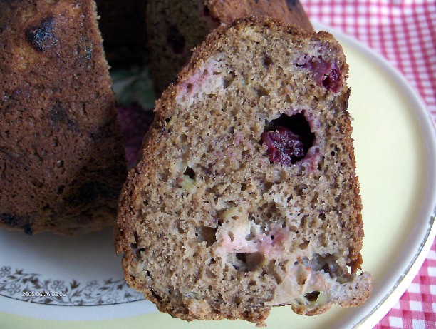 American Cranberry Banana Loaf Dessert