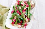 American Asparagus Snow Peas And Radish With Sweet Soy Dressing Recipe Appetizer