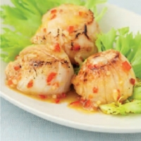 American Scallops with Sweet Chili Sauce Appetizer