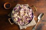American Celery Root Red Cabbage and Potato Colcannon Recipe Appetizer