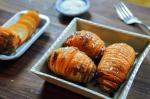 American Hasselback Potatoes With Garlicpaprika Oil Recipe Appetizer