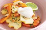 American Papaya Pineapple And Mint Salad Recipe Dessert