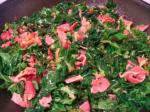 American Bacon Kale and Leeks Appetizer
