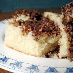 American Cake of Walnuts for Tea Dessert