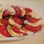 American Salad of Tomato and Cheese Appetizer