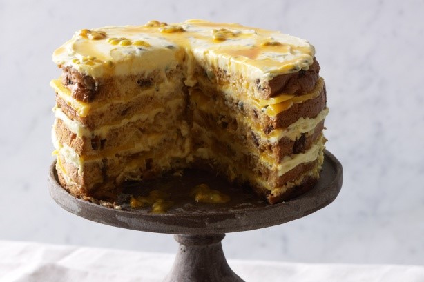 American Mango And Marscarpone Layer Cake Recipe Dessert