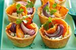 American Roast Pumpkin and Three Cheese Pies Recipe Appetizer