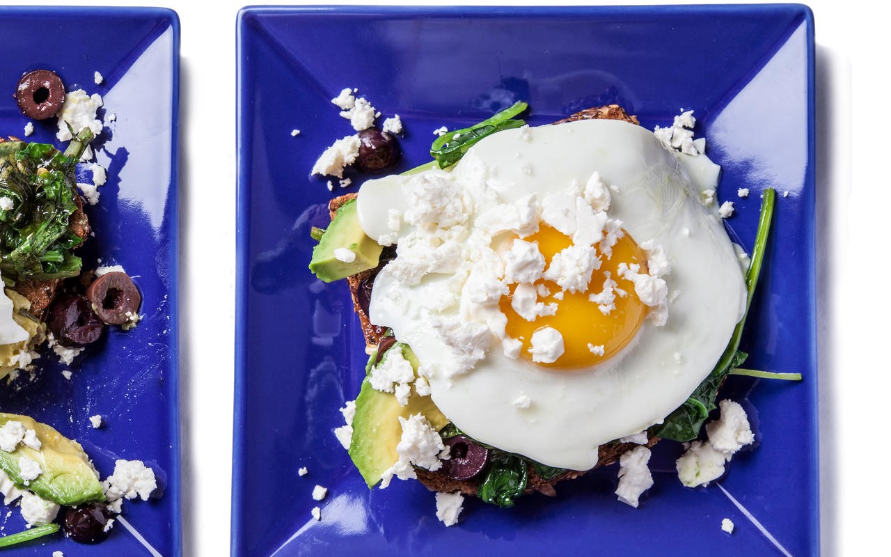 American Healthy Openface Breakfast Sandwiches Recipe Breakfast