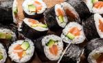 American Salmonavocado Maki Recipe Appetizer