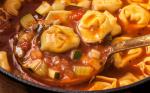 American Vegetable Minestrone with Tortellini Recipe Appetizer
