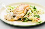 Barbecued Fish With Coconut Noodle Salad Recipe recipe