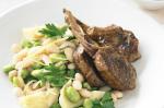 Lamb And Warm Artichoke Salad Recipe recipe