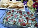 American Hot Spinach Dip With Bacon Appetizer