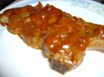 American Marmalade Glazed Pork Chops Dinner