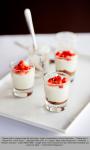 Indian Cardamomscented Chocolate Phirni with Strawberries Appetizer