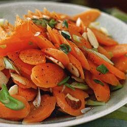 American Carrot Salad and Almond with Raspberry Vinaigrette Drink