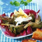 American Salad Trevisan of Radicchio and Artichokes Appetizer