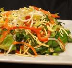 American Crispy Noodle Salad With Sweet and Sour Dressing Dinner