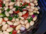 American Greek White Bean Salad Appetizer