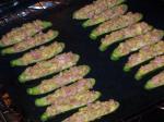 American Ham and Cheese Stuffed Courgettes Appetizer