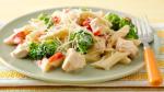 American Slowcooker Creamy Pasta with Chicken and Broccoli Appetizer