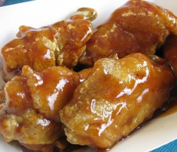 American KFC Honey BBQ Wings Dinner