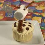 British Cupcake Giraffe Dessert