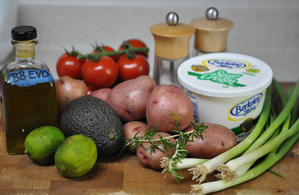 Canadian Red Potatoes With Tomatoavocado Salsa Appetizer