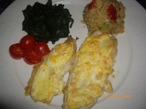 South African Goldentopped Fish Fillets Dinner