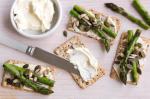 British Cream Cheese Grilled Asparagus And Seeds Recipe BBQ Grill