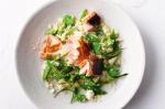 British Mixed Herb Couscous With Feta And Salmon Recipe Appetizer