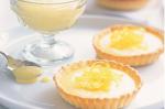 British Lemon Curd Tartlets With Candied Lemon Rind Recipe Appetizer