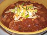 Canadian Soozs Chili ground Beef and Beans Dinner