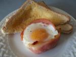 American Bacon and Egg Nests Dessert