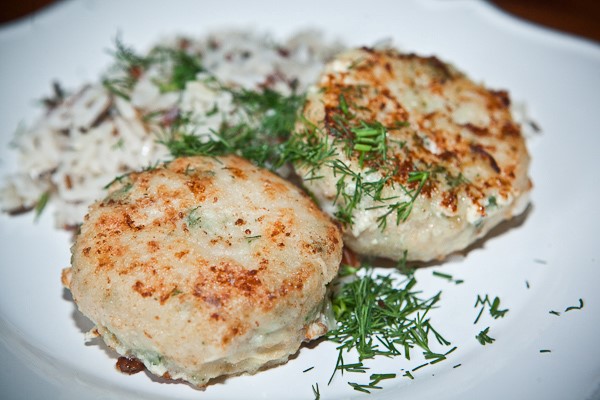 American Cod Burgers Dinner