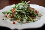 American Cabbage Salad with Cucumber and Sweet Pepper Dinner