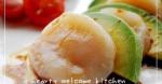 Avocado and Scallops Hors Doeuvres with Sudachi and Soy Sauce recipe