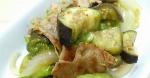 Stirfried Pork Lettuce and Eggplant with Miso 1 recipe