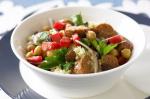 American Warm Sausage And Couscous Salad Recipe Appetizer