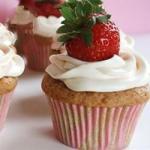 British Real Strawberry Cupcakes Recipe Dessert