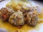 South African Curried Meatballs 6 Dessert