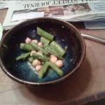 British Asparagus and Chickpea Salad Appetizer