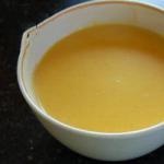 American Soup of Butternut Squash Apple and Ginger Appetizer