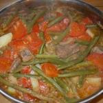 American Stew of Beef to the Green Beans Dinner