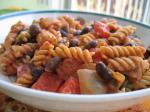 Mexican Pasta and Black Beans vegetarian recipe
