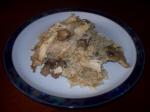 American Marsala Chicken  Mushroom Casserole Dinner
