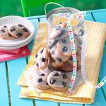 British Soft Blueberry Button Cookies Dessert